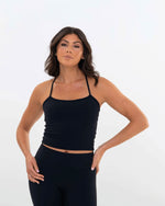 The Aura Tank Top - Black - front