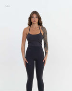 The Aura Tank Top - Dark Grey - front