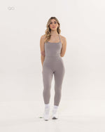 The Sculpt Legging - Light Grey - front