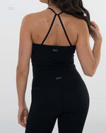 The Aura Tank Top - Black - back - restored original
