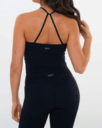 The Aura Tank Top - Black - back