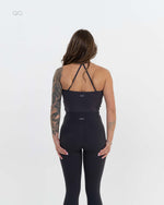 The Aura Tank Top - Dark Grey - back
