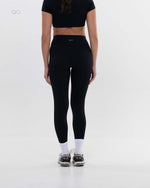 The Sculpt Legging - Black - back