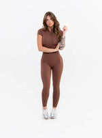 Jumpsuit - Short Sleeve -Pants
