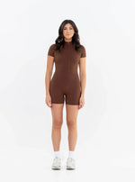 Jumpsuit - Short Sleeve - Shorts