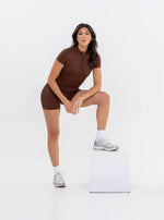 Jumpsuit - Short Sleeve - Shorts