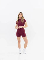 Jumpsuit - Short Sleeve - Shorts