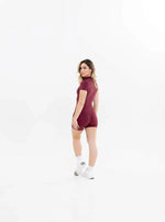 Jumpsuit - Short Sleeve - Shorts