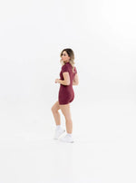 Jumpsuit - Short Sleeve - Shorts