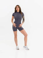Jumpsuit - Short Sleeve - Shorts