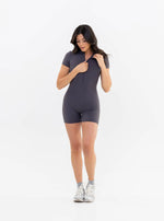 Jumpsuit - Short Sleeve - Shorts